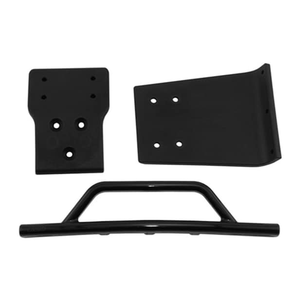 Rpm Products Front Bumper and Skid Plate for Traxxas Slash 4 x 4 - Black RPM80022 - main